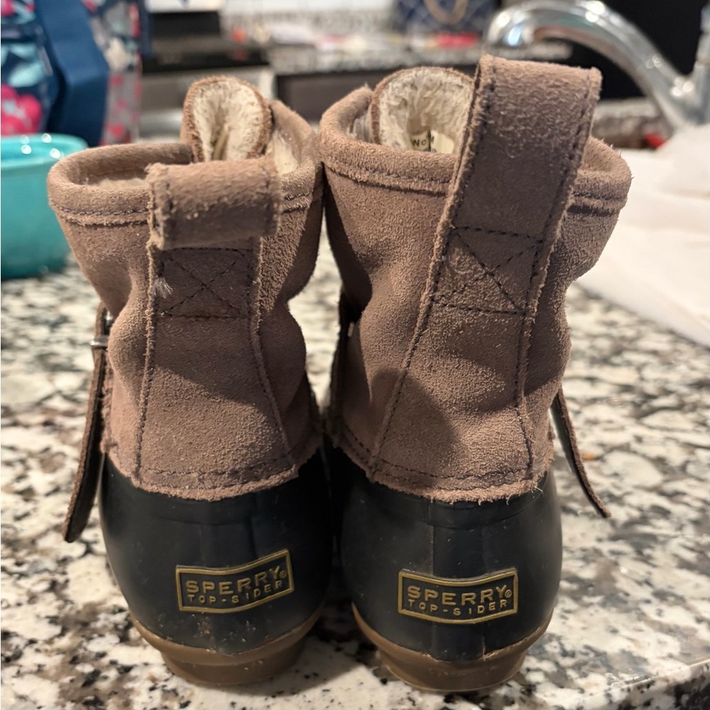 Sperry Black and Grey  Boots - Picture 3 of 5